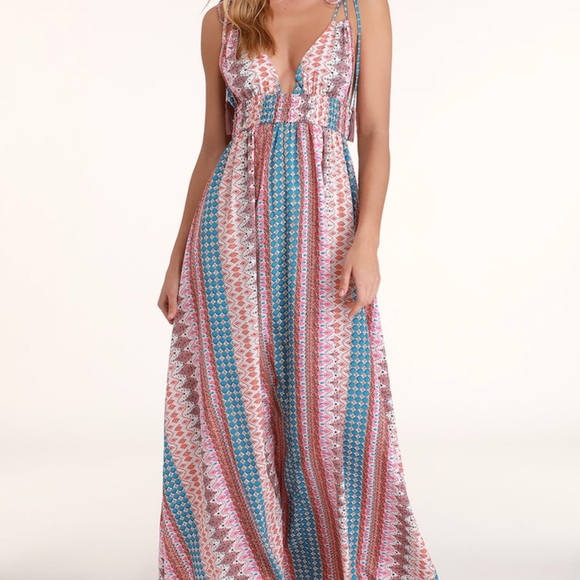 Lulus Dresses & Skirts - Lulus multi print maxi